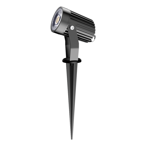 DOMUS ZOOM-PRO 5W 12/24V DC GARDEN SPIKE C/W BLK