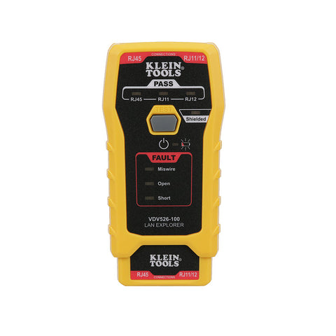 Klein Tools VDV526-100 Network LAN Cable Tester, VDV Tester, LAN Explorer with Remote